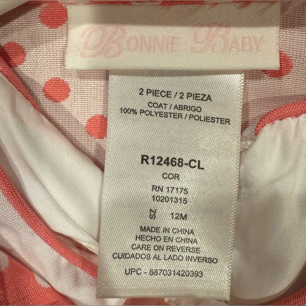 Set of Three Girls' Holiday Dresses in Pink and White - Picture 5 of 7